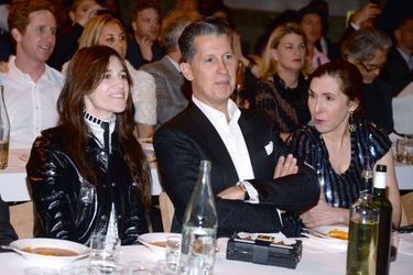 Charlotte Gainsbourg, Stefano Tonchi et Laurie Simmons à New York le 4 novembre 2014