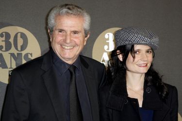 Claude Lelouch et sa fille Salomé à la soirée des 30 ans de Canal+