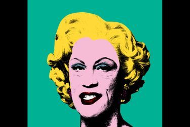 D'après "Green Marilyn" d'Andy Warhol, 1962