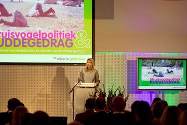 La reine Maxima intervient au Symposium Plateform à Rotterdam, le 1er octobre 2014 