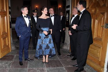 Le prince Frederik de Danemark et la princesse Mary au dîner du 15e anniversaire de l’AmCham Danemark, le 29 octobre 2014