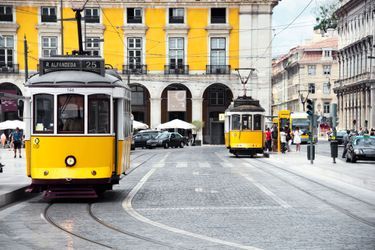 Tramways à Lisbonne