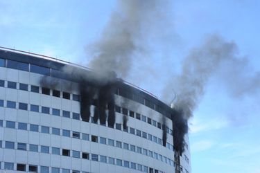 Radio France dévastée par les flammes