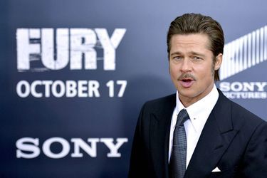Brad Pitt à l'avant-première du film "Fury", à Washington, le mercredi 15 octobre 2014