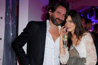 Frédéric Beigbeder et Lara Micheli à Cannes, le 17 mai 2012.