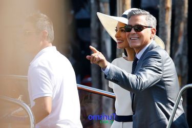 George et Amal Clooney, la classe à l'Italienne