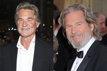 Impossible de ne pas le constater: ces deux acteurs mythiques auraient tout aussi bien pu faire partie de la même famille. Kurt Russell, 63 ans, et Jeff Bridges, 64 ans, partagent le même regard perçant et le même sourire charmeur. 
