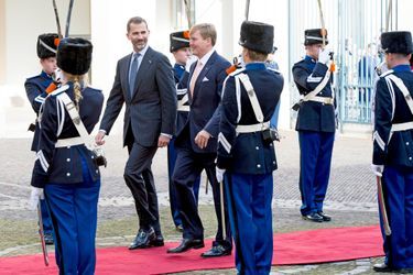 Le roi Felipe VI d’Espagne et le roi Willem-Alexanderdes Pays-Bas à la Haye, le 15 octobre 2014