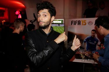 Tony Saint-Laurent au lancement du jeu vidéo FIFA 15 à Paris, le 22 septembre 2014.