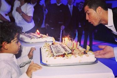 Cristiano Ronaldo et son fils