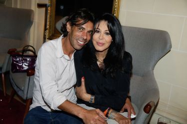 François Hassan Guerrar et Yamina Benguigui au 10e anniversaire de l’Hôtel de Sers à Paris, le 10 septembre 2014.