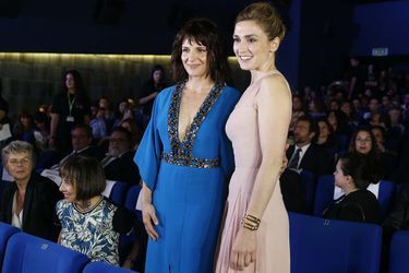 Julie Gayet et Juliette Binoche au Festival international du film de Beyrouth le 1er octobre 2014