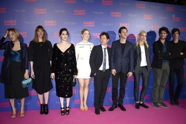 L'équipe du film "Saint Laurent", à la première parisienne