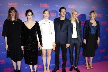 L'équipe du film "Saint Laurent", à la première parisienne