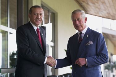 Le prince Charles et le président turc Recep Tayyip Erdogan