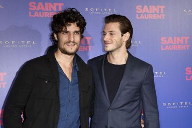 Louis Garrel et Gaspard Ulliel à la première de "Saint Laurent" à Paris