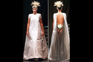 Une mariée pas comme les autres au défilé Printemps-Eté 1997 