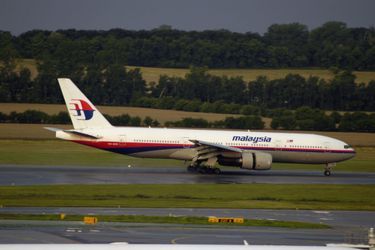 Une photo du Boeing 777 qui s'est écrasé, prise en 2005 à l'aéroport de Vienne, en Autriche.