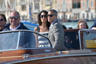 George Clooney et Amal, si romantiques à Venise - A la veille de leur mariage