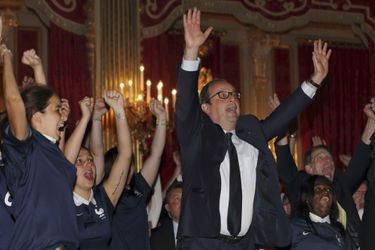A l’Élysée, soulagement pour François Hollande, la France est en quarts de finale. 