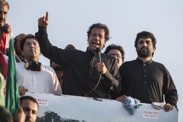 Imran Khan à Islamabad le 31 août