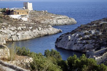 Le lieu de tournage à Malte du film «By the sea» d’Angelina Jolie, le 1er septembre 2014.