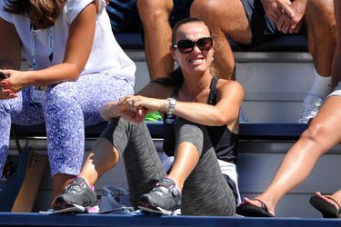 Martina Hingins à l&#039;US Open à New-York le 25 août 2014.