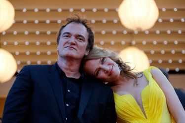 Quentin Tarantino et Uma Thurman