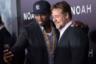 Russell Crowe avec 50 Cent Jackson