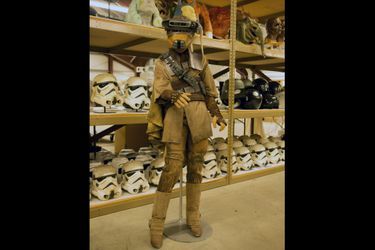 Le déguisement de chasseur de prime de la princesse Leia dans «Le Retour du Jedi». 