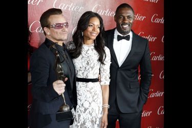 Bono, Naomie Harris et Idris Elba