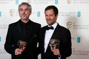 Le réalisateur Alfonso Cuaron et le producteur David Heyman (&quot;Gravity&quot;)