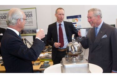Un thé pour Charles et Carl XVI Gustaf