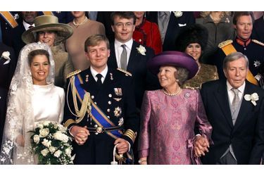 Au mariage de Willem-Alexander, en 2002