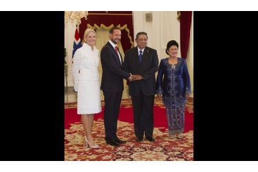 Avec le président Susilo Yudhoyono et sa femme Ani