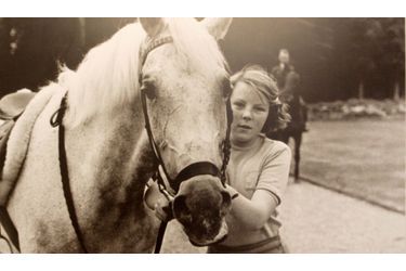 Beatrix avec son cheval