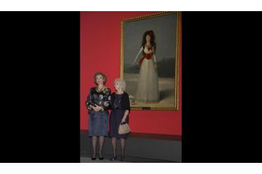 Devant un portrait de la Duchesse d&#039;Albe... par Goya