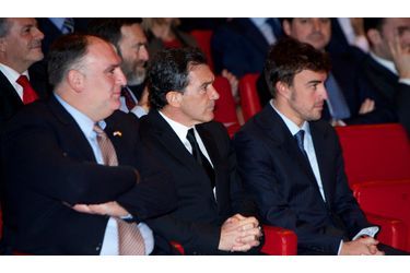 Jose Andres, Antonio Banderas et Fernando Alonso