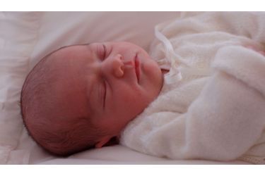 La toute première photo d&#039;Estelle après sa naissance