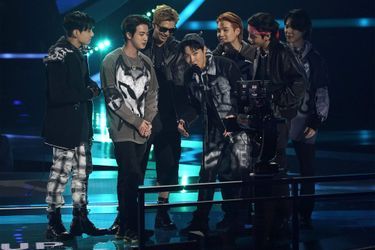BTS aux American Music Awards en novembree dernier.