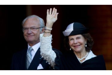 Le roi Carl Gustaf et la reine Silvia