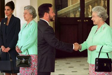 Rencontre avec Elizabeth II, en 1999