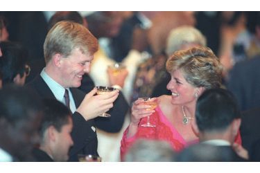 Un toast avec Diana en 1990