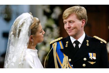 Willem-Alexander à son mariage en 2002