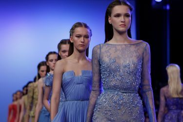 La Haute Couture délicate d'Elie Saab - Semaine de la mode à Paris