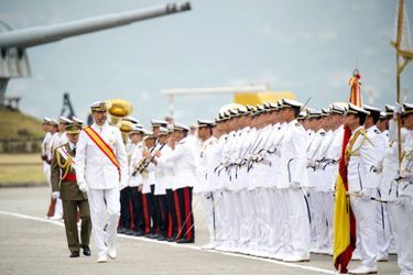 Le prince Felipe de retour dans son Ecole navale