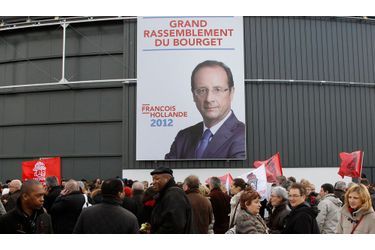 Il s'agissait du premier grand meeting de François Hollande depuis le second tour de la primaire du Parti socialiste.