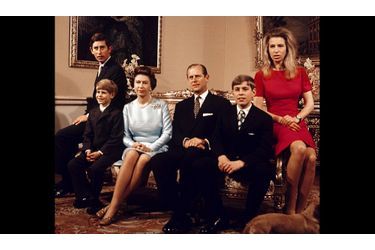Photo de famille prise le 20 novembre 1972, à Buckingham.