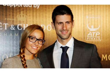 Novak Djokovic et son amie Jelena Risti