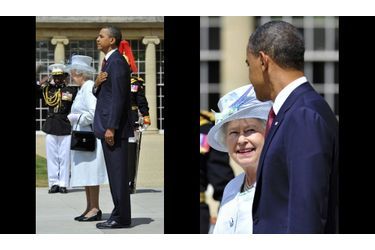 La reine et Barack Obama